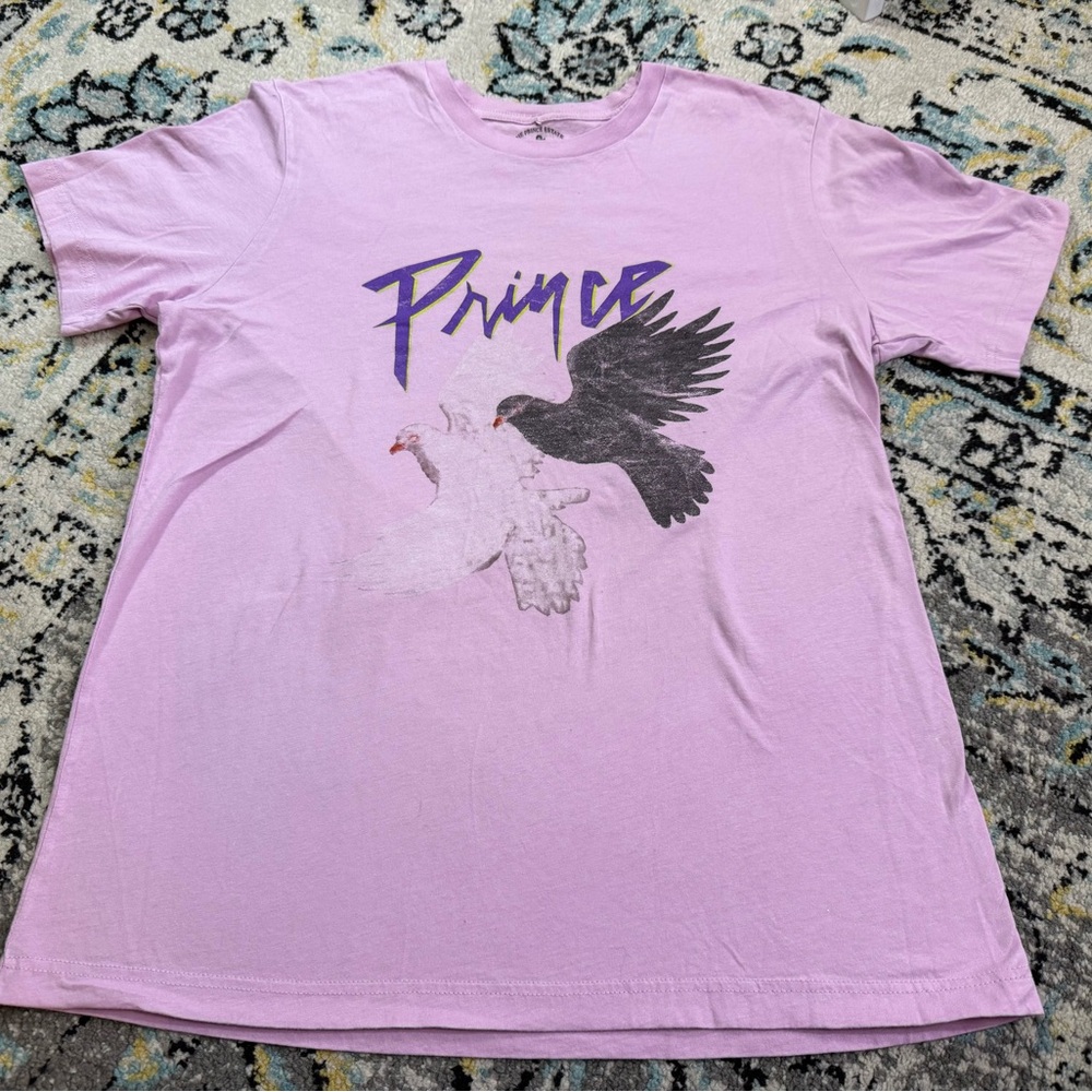 Prince Estate Official Licensed Purple Rain Tour 1984-85 Reprint T-shirt Large